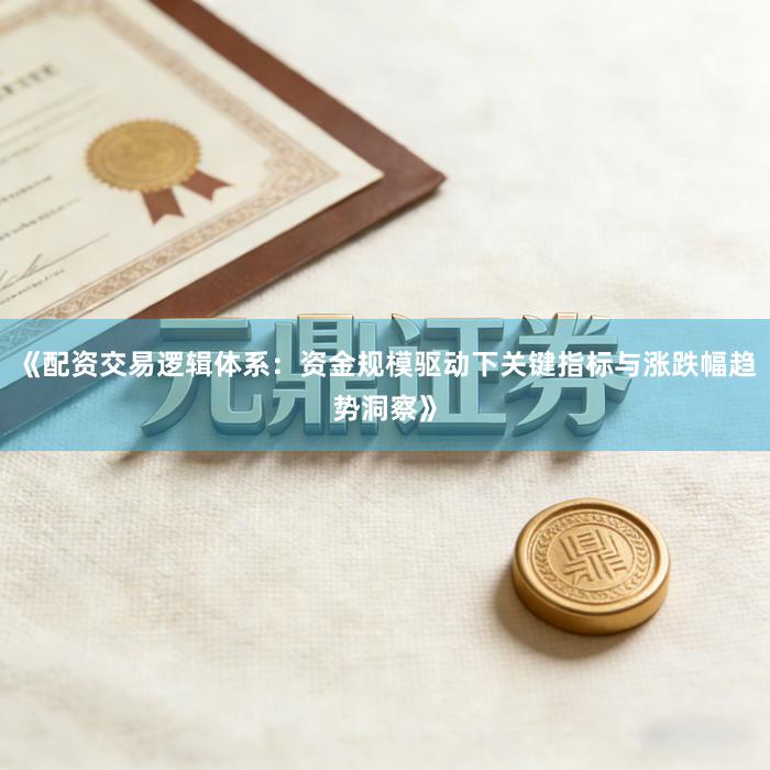 《配资交易逻辑体系：资金规模驱动下关键指标与涨跌幅趋势洞察》