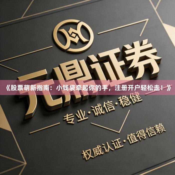 《股票萌新指南：小钱袋牵起你的手，注册开户轻松走！》
