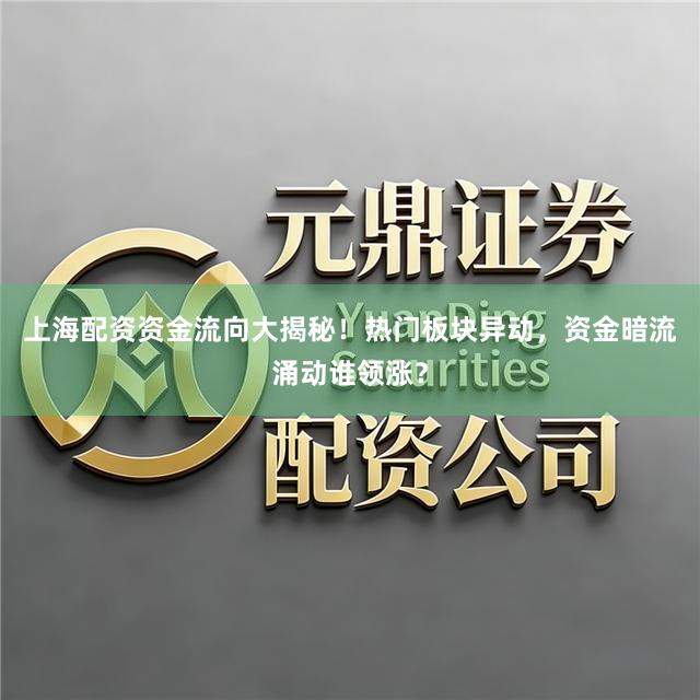 上海配资资金流向大揭秘！热门板块异动，资金暗流涌动谁领涨？