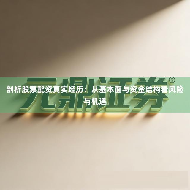 剖析股票配资真实经历：从基本面与资金结构看风险与机遇