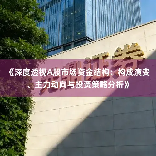 《深度透视A股市场资金结构：构成演变、主力动向与投资策略分析》