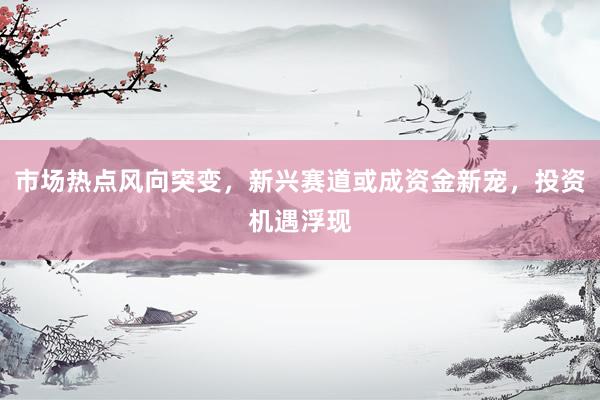 市场热点风向突变，新兴赛道或成资金新宠，投资机遇浮现